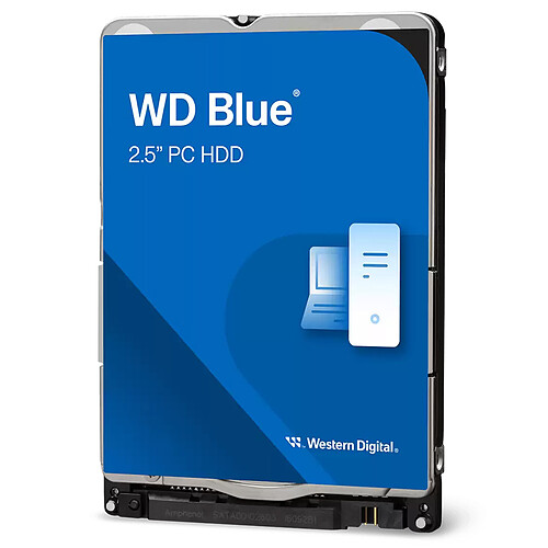 Western Digital WD BLUE 1 To - 2.5'' SATA III 6 Go/s - Cache 128 Mo - Bleu