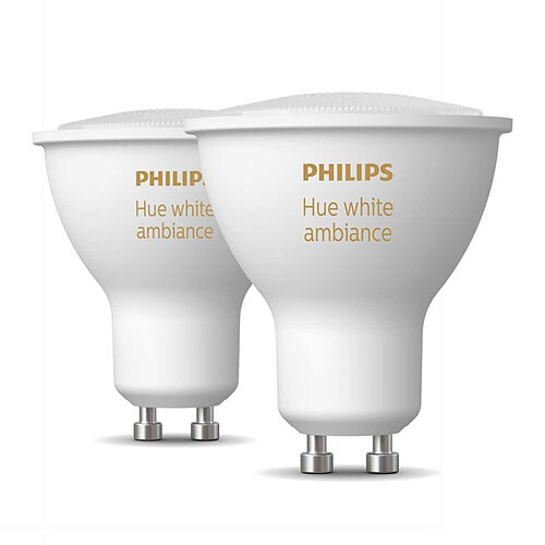Philips Hue Spot White Ambiance GU10 5,5W x2