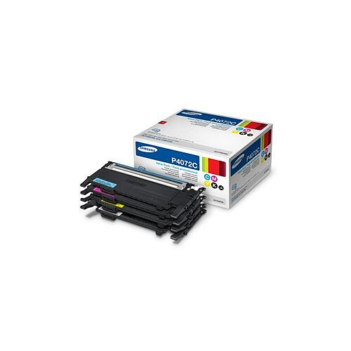 Samsung Pack de 4 toner noir et couleur - CLT-P4072C pour CLP-320/325 series, CLX-3185 series