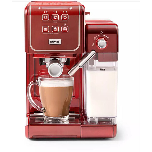 BREVILLE PRIMA LATTE III VCF147X - Rouge