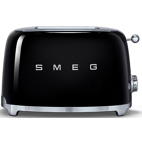 Smeg Grille-pain Noir - TSF01BLEU