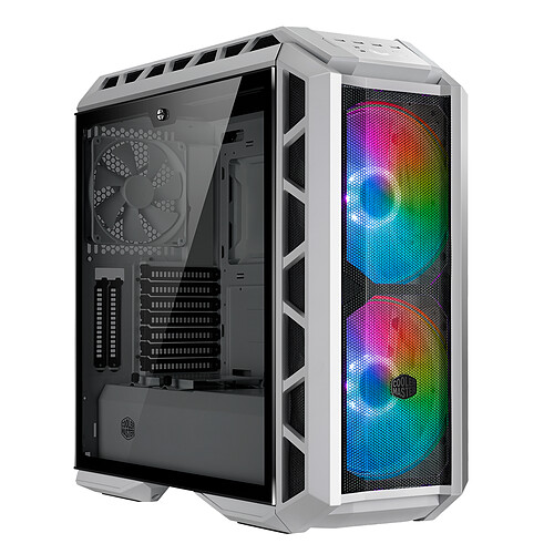 Cooler Master Ltd MasterCase H500P - E-ATX - RGB - Mesh & White Edition - Avec fenêtre