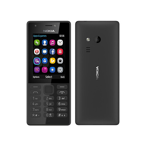 Nokia 216 Double Sim - Noir