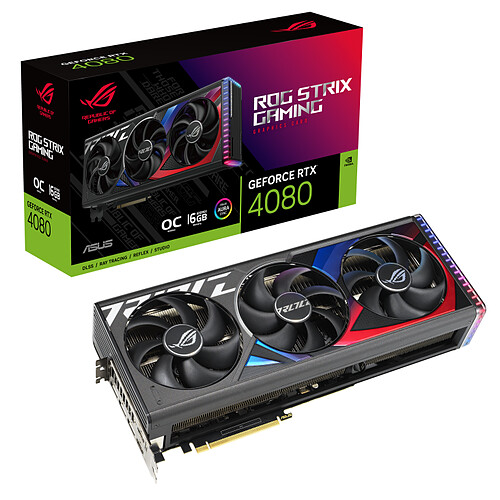 ASUS GeForce RTX 4080 ROG STRIX OC EDITION - 16 Go · Reconditionné