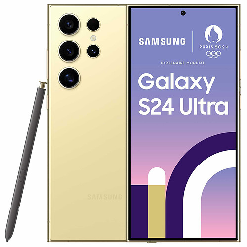 Samsung Galaxy S24 Ultra - 5G - 12/512 Go - Ambre