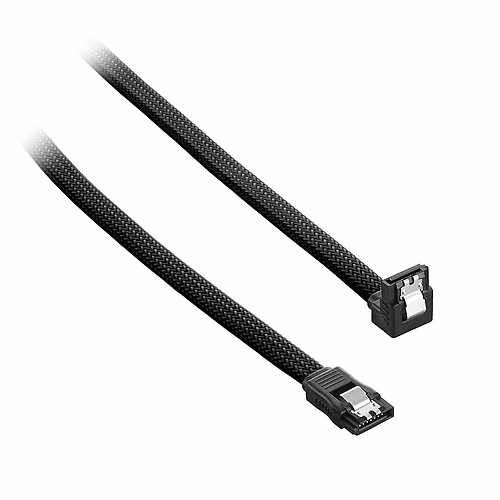 Cablemod ModMesh Right Angle SATA 3 Cable 30cm - Noir