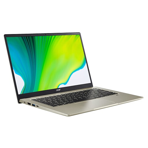 Acer Swift 1 SF114-34 Ordinateur Portable 14" FHD Intel Pentium N6000 4Go LPDDR4X SDRAM 128Go SSD Win 10 Home Or · Reconditionné