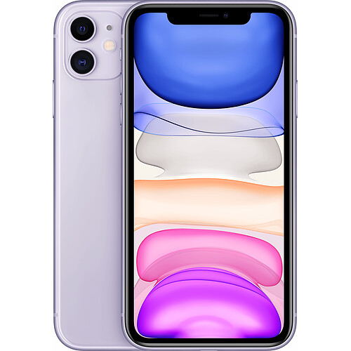 Apple iPhone 11 - 64 Go - MWLX2ZD/A - Mauve · Reconditionné