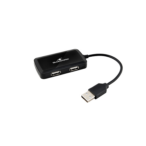 Bluestork Hub USB 2.0 4 ports en aluminium ultra fin