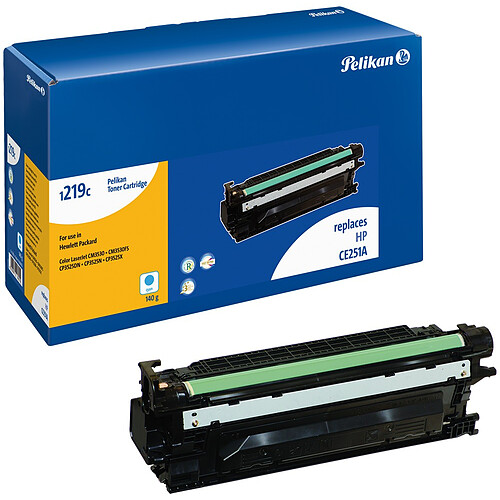 Pelikan Toner pour HP CP3525 (CE251A / 504A) - Cyan -7000 pages