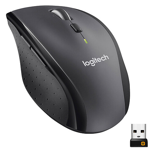 Logitech Souris Marathon Mouse M705 Résolution optique 1000 dpi