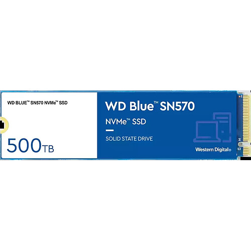 Western Digital Disque SSD NVMe™ WD Blue SN570 500 Go