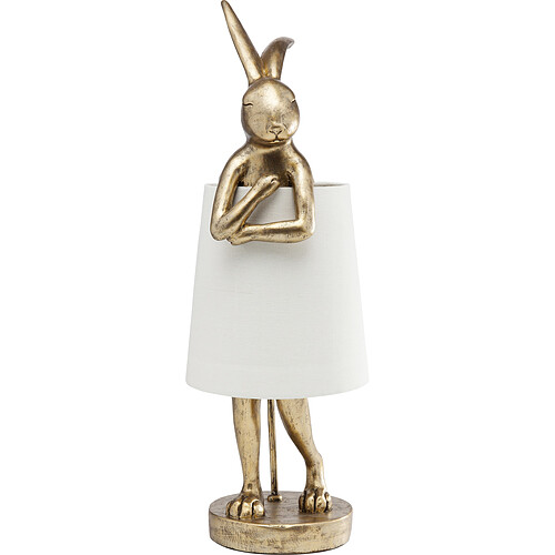 Kare Design Lampe à Poser Lapin Doré CALEN