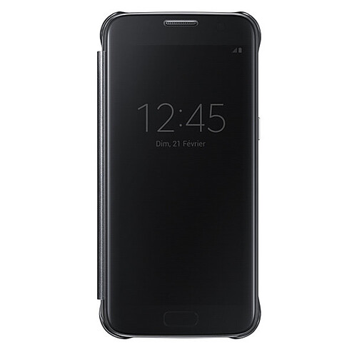 Samsung Clear View Cover Galaxy S7 - Noir