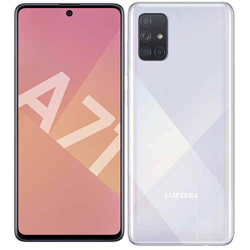 Samsung Galaxy A71 - 128 Go - Argent Prismatique