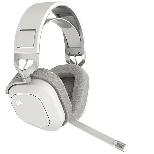 Corsair Casque gaming sans fil HS80 MAX WIRELESS - Blanc