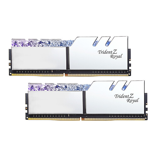 G.Skill Trident Z Royal - 2 x 8 Go - DDR4 3000 MHz CL16 - Argent