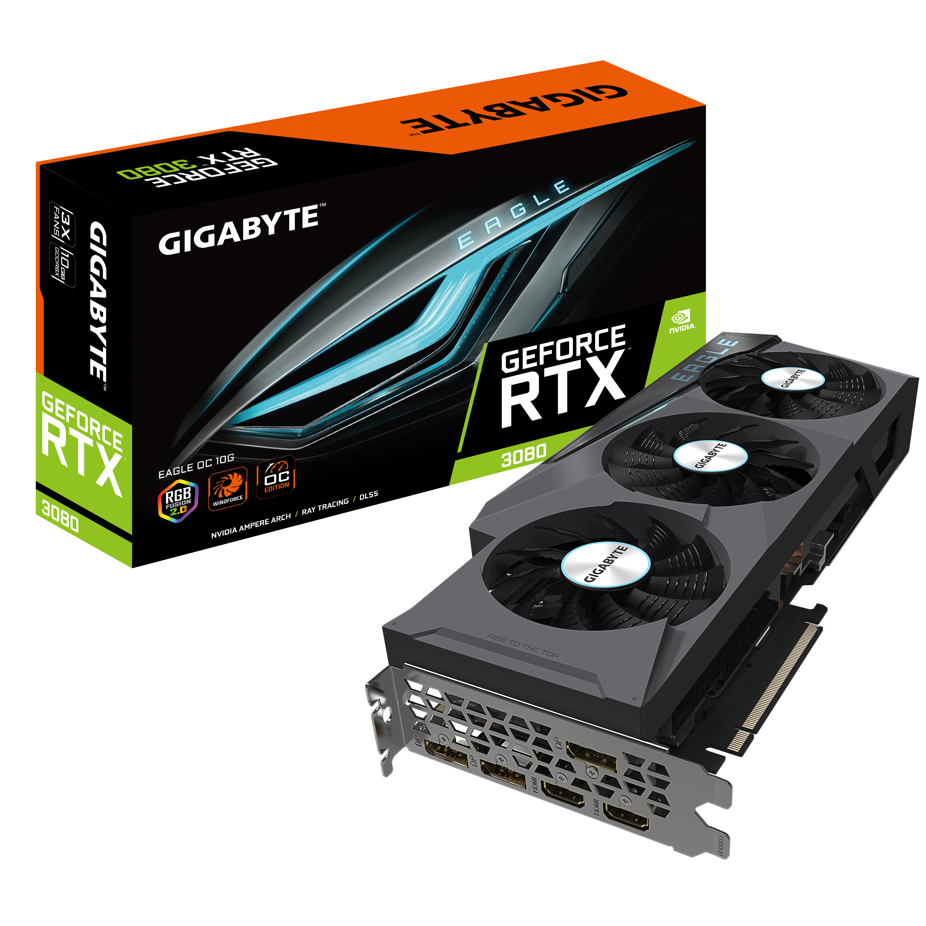 Gigabyte GeForce RTX 3080 - EAGLE OC Triple Fan - 10Go