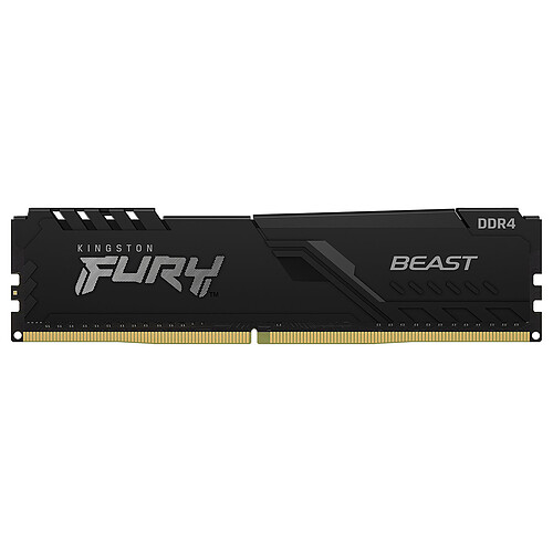 Kingston Fury Beast - 1x4 Go - DDR4 2666 MHz - CL16 Noir