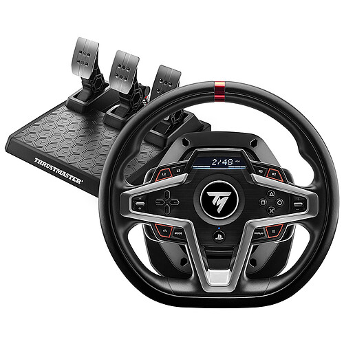 THRUSTMASTER T248 PS Licence off.PS5 Force Feedback Ecran LCD 25 bts Pedalier magnétique PS5/PS4/PC 4160783