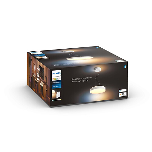 Philips Hue Lampe suspendue connectée ENRAVE - White Ambiance - Blanc