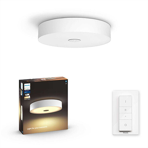 Philips Hue White Ambiance FAIR Plafonnier 39W - Blanc (télécommande incluse) - Bluetooth