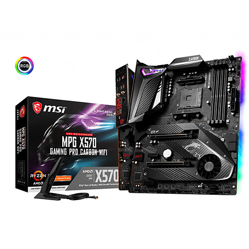 MSI AMD X570 GAMING PRO CARBON WIFI - ATX · Reconditionné