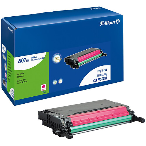 Pelikan Toner pour SAMSUNG CLP 670 (CLT-M5082L) - Magenta - 4000 pages