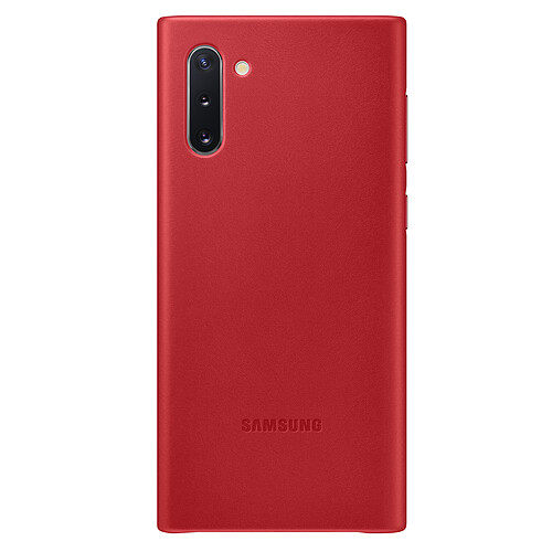 Samsung Coque cuir Galaxy Note10 - Rouge · Reconditionné