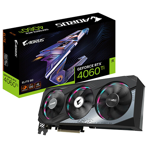 Gigabyte AORUS GeForce RTX™ 4060 Ti ELITE 8Go