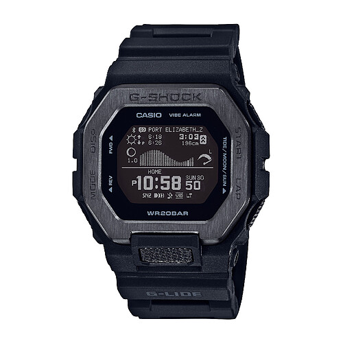 Montre Connectée Homme Casio GBX-100NS-1ER - Bracelet Résine Noir