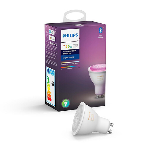 Philips White & Color Ambiance GU10 6.5W