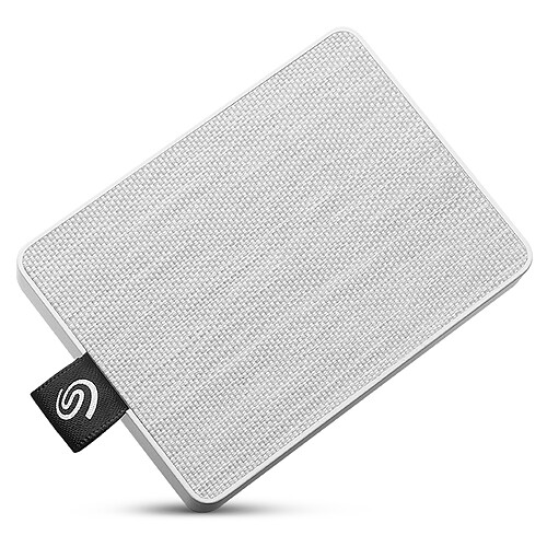 Seagate Technology One Touch SSD - 500Go - USB 3.0 - Blanc
