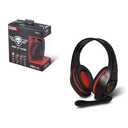 Spirit of Gamer PRO-H5 Red- Filaire