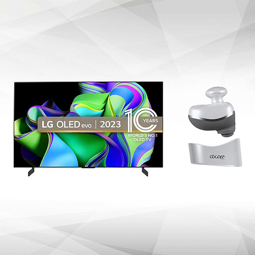 LG TV OLED 4K 48" 121 cm - OLED48C3 2023 + Appareil de massage par percussion GM001