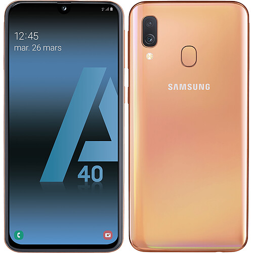 Samsung Galaxy A40 - 64 Go - Corail · Reconditionné