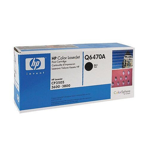 Toner imprimante laser noir HP 501A - Q6470A