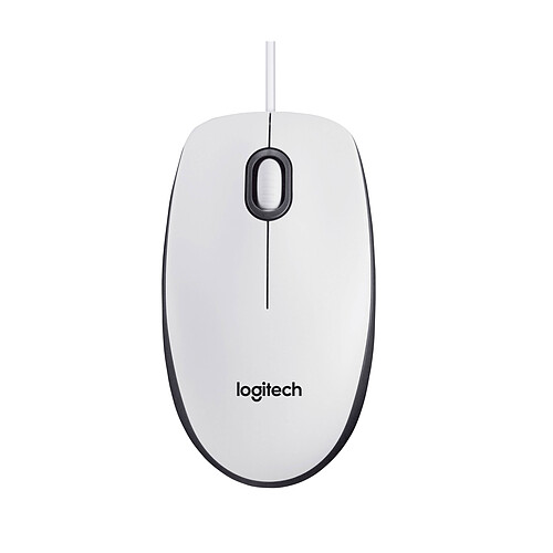 Logitech M100 Blanc - Filaire