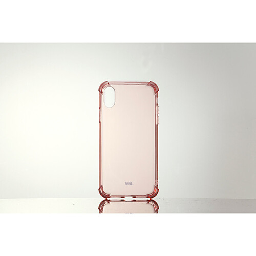 WE Coque Compatible avec [IPHONE XR] - Housse Fine avec Technologie Absorption des Chocs & Finition Premium TPU Silicone [Shock Absorbtion] - Rose Transparent