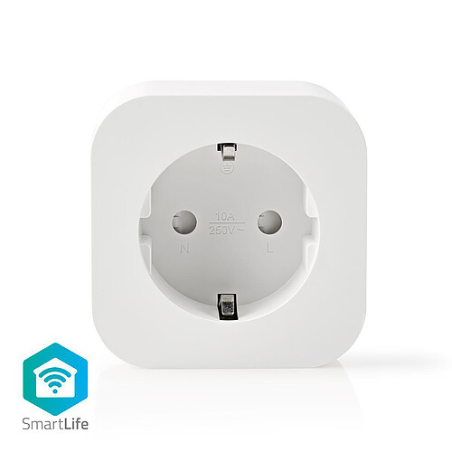 NEDIS Prise intelligente SmartLife - Blanc