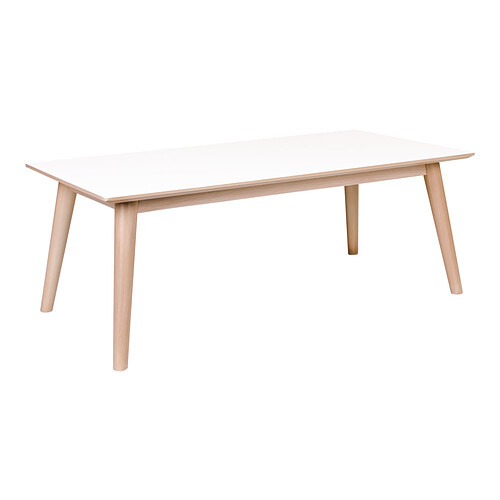 House Nordic Table Basse Scandinave Blanche LONE