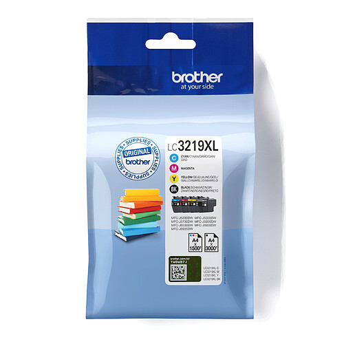 Brother LC3219XLVALBP pack de 4 cartouches d'encre noir/cyan/magenta/jaune grande capacité authentiques