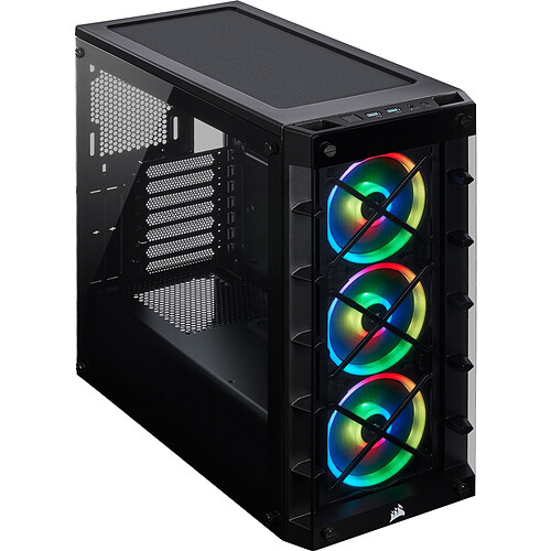 Corsair iCUE 465X - ATX - RGB - Noir - Avec fenêtre