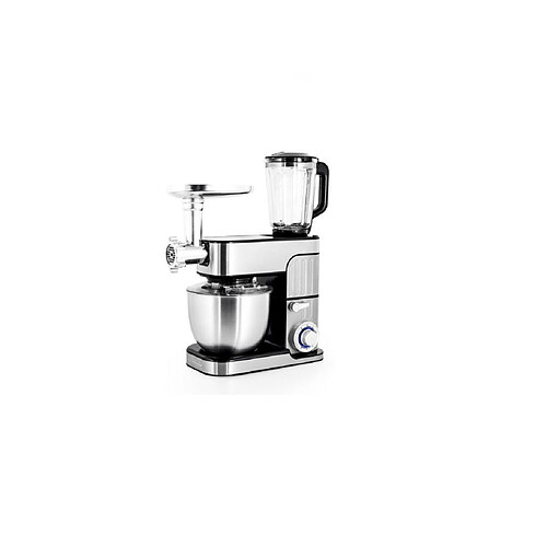 Kitchencook Robot pétrin multifonction Antara Pro - 5.5L - 3 en 1 - 1300W - Inox Gris