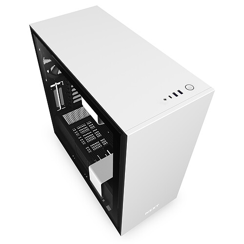 NZXT H710I Blanc - Control Pannel