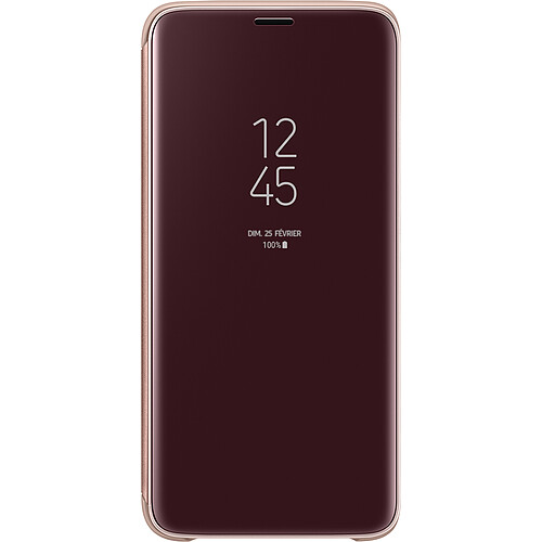 Samsung Clear View Standing Cover Galaxy S9 Plus - Or