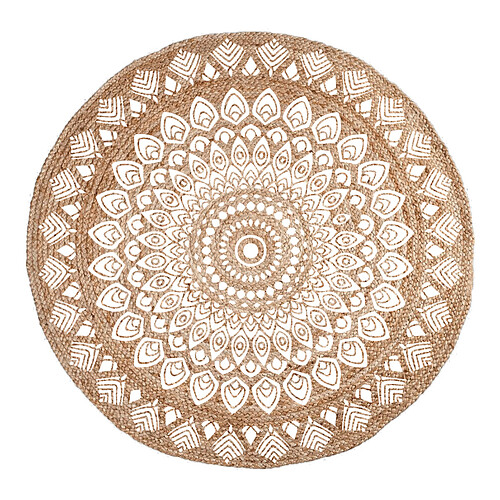 Today Tapis de Sol Rond 120 cm Jute