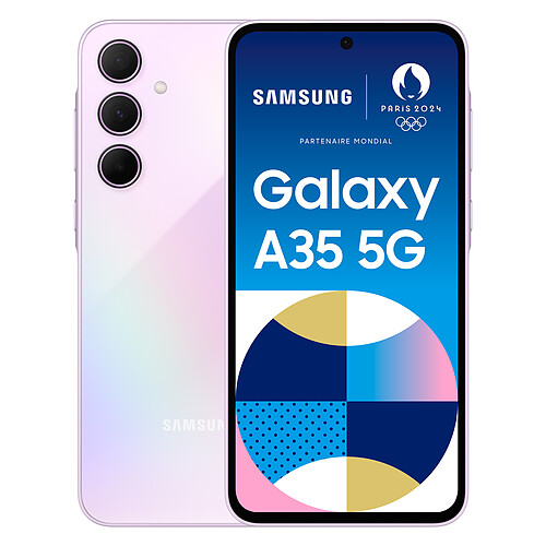 Samsung Galaxy A35 - 5G - 6/128Go - Lilas