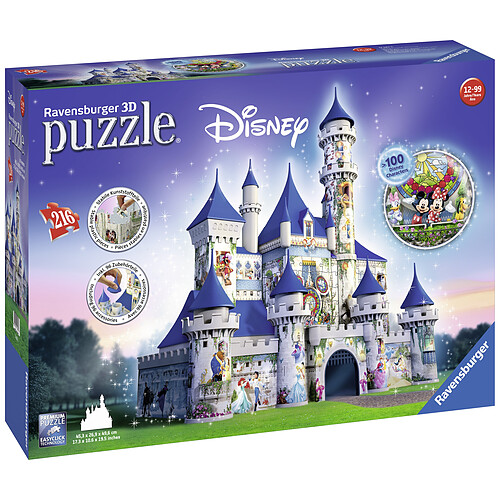 Ravensburger Puzzle 3D Château Disney - 216 Pièces - 125876