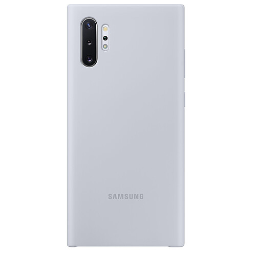 Samsung Coque Silicone Galaxy Note10 Plus - Gris